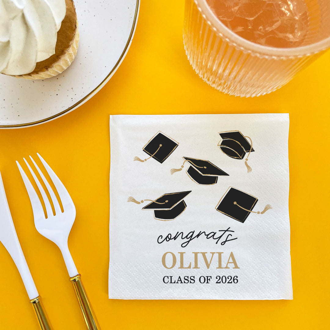 Custom Text - Grad Napkins