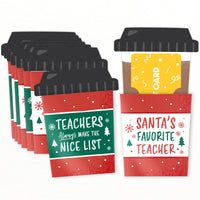 Assorted Teacher Holiday Presents Nifty Gifty Card Holders - 8 Ct