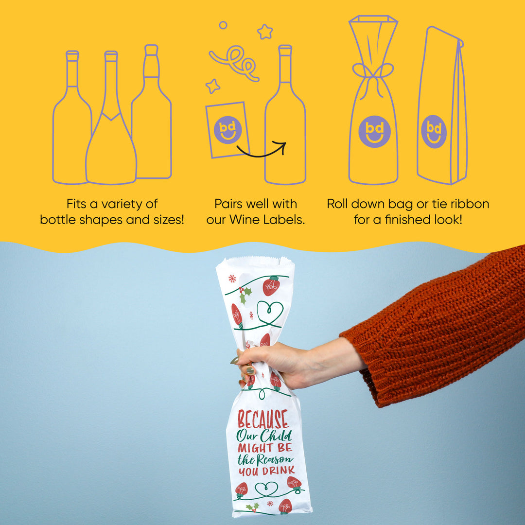 Wine Bags - Teacher Holiday Presents