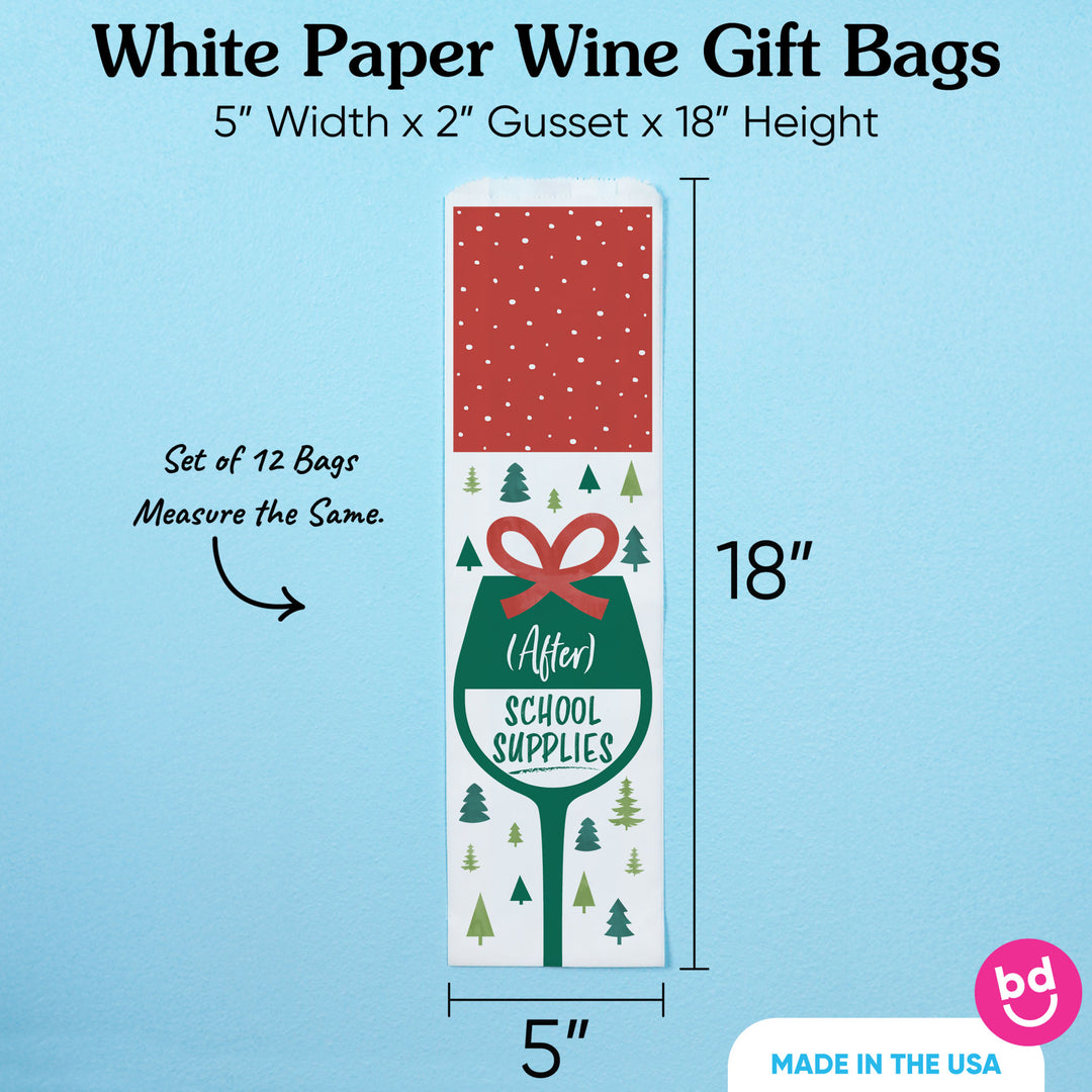 Wine Bags - Teacher Holiday Presents