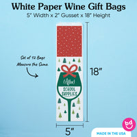 Wine Bags - Teacher Holiday Presents