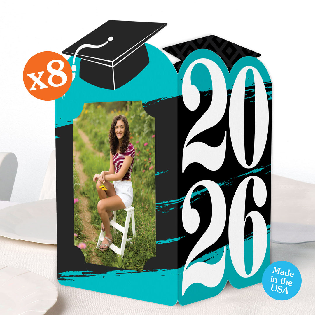Graduation Photo Centerpieces - 8 Ct