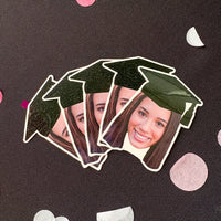 Custom Grad Cap Temporary Tattoos - 12 Ct