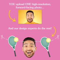 Custom Face Tennis Garland Banner