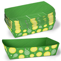 Tennis Party Paper Food Trays - 12 Ct