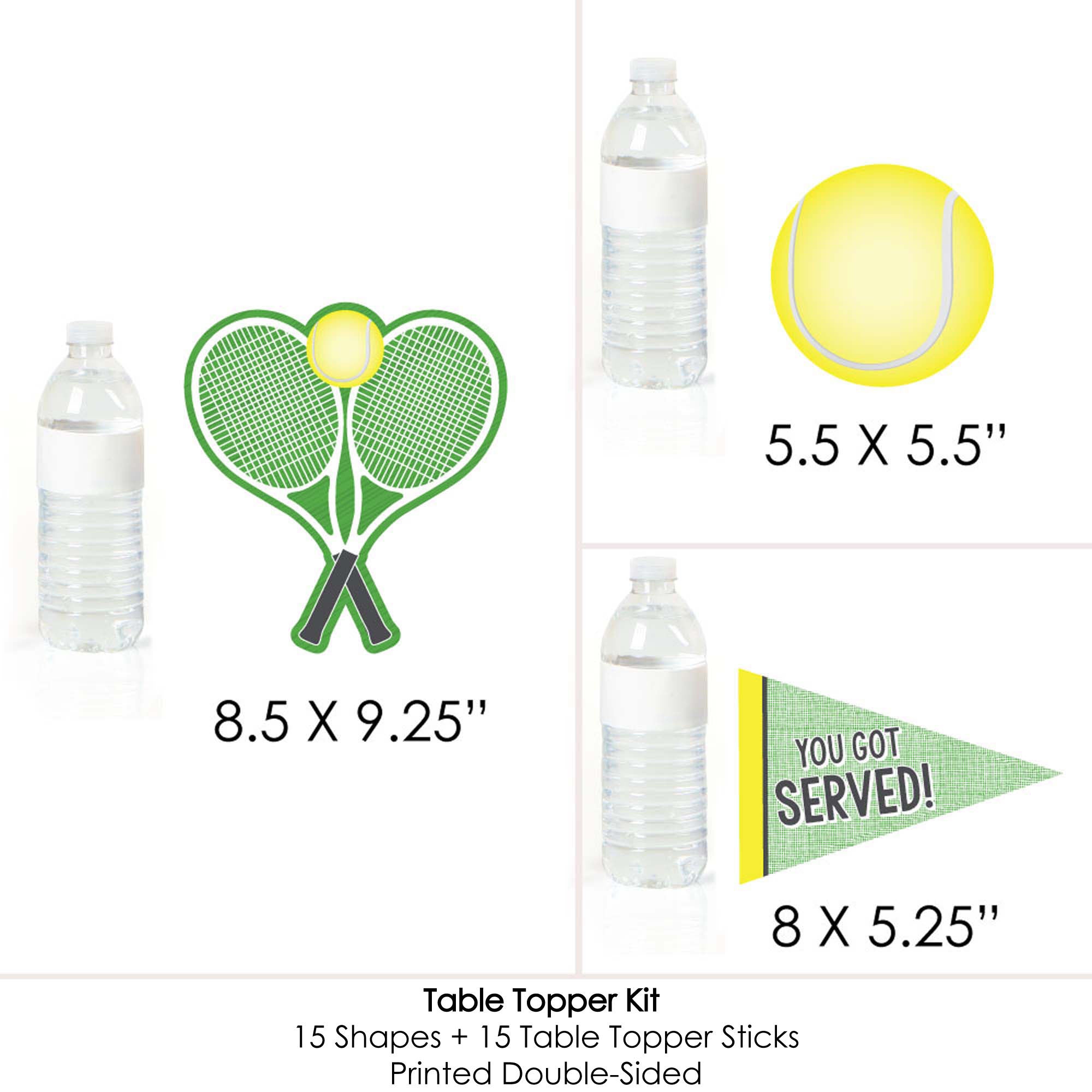 You Got Served Geschenkboxen – Tennis-Motiv, 12 Stück – Für Babyparty, Geburtstag Oder Tennis-Party