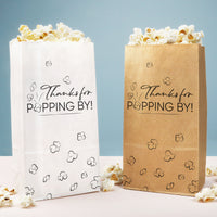 Popcorn Bags - Thanks For Popping By - 25 Ct