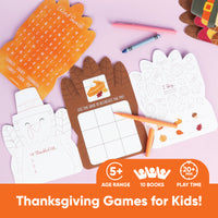 Thanksgiving Turkey Activity Books - 10 Ct