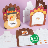 Thanksgiving Turkey Activity Books - 10 Ct