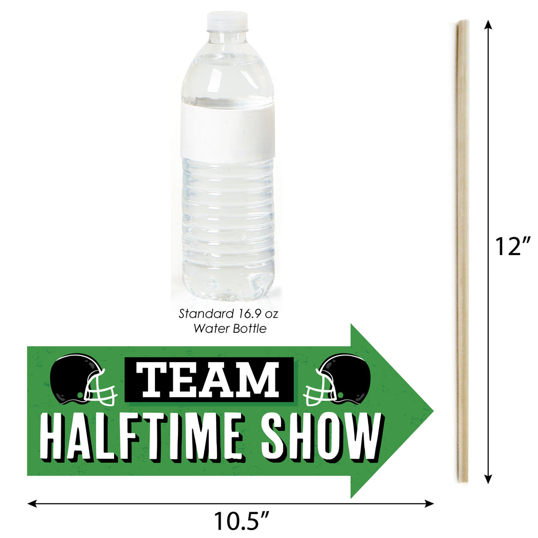 Funny The Big Game - Football Party Photo Booth Props Kit - 10 Piece