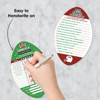 The Big Game - 2-in-1 Football Party Cards - Activity Duo Games - Set of 20