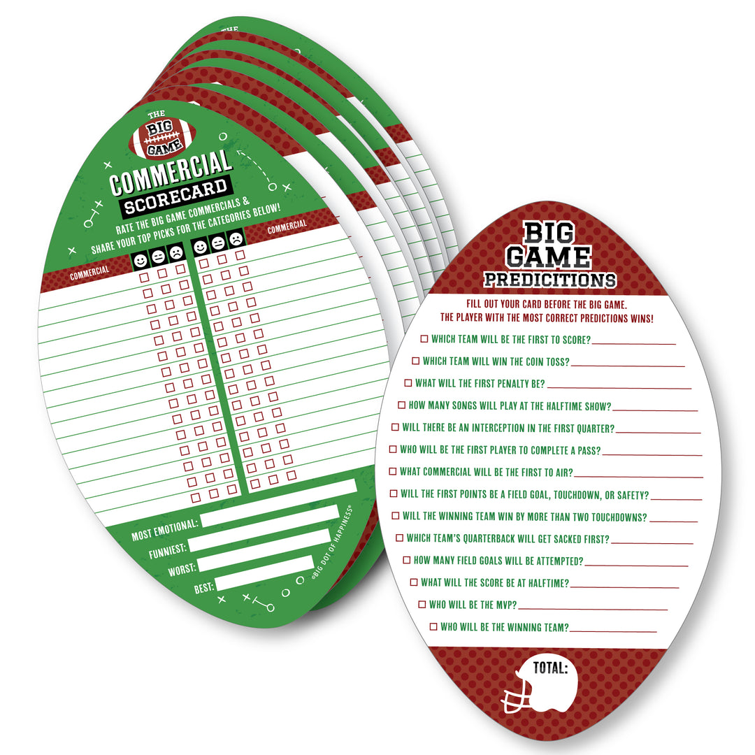 The Big Game Football Commercial Game For Football parties