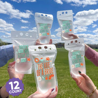 Custom Text Drink Pouches - The Life of a Bride - 12 Ct