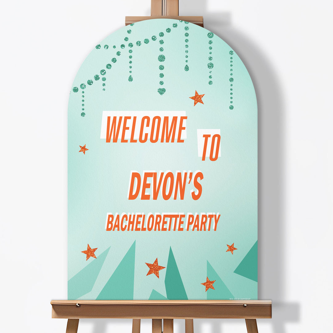 Custom The Life of a Bride welcome sign for bridal shower