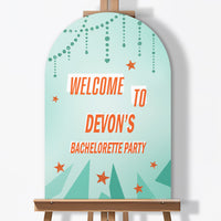 Custom The Life of a Bride welcome sign for bridal shower