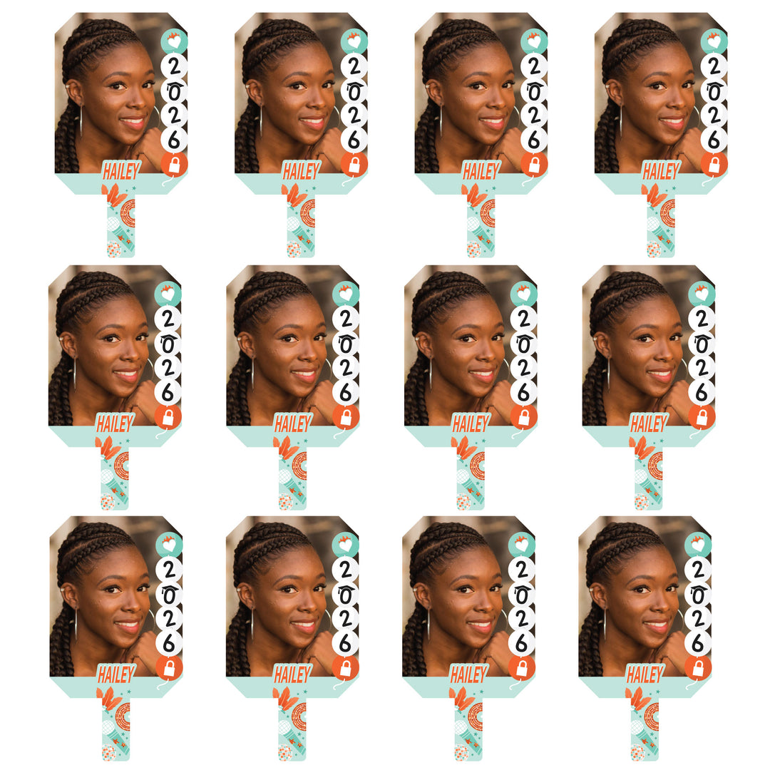 Custom The Life of a Graduate Photo Paddle 1, 3, 6, or 12 Ct