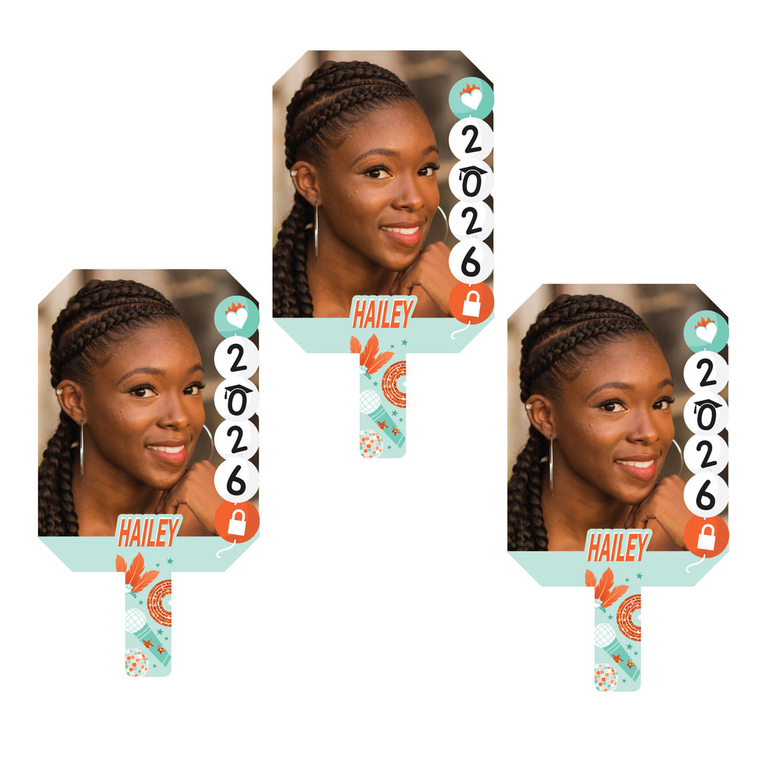 Custom The Life of a Graduate Photo Paddle 1, 3, 6, or 12 Ct