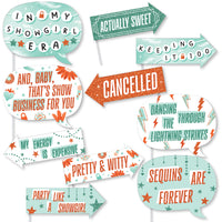 The Life of a Party Showgirl 10 piece photo booth props