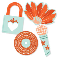 The Life of a Party Showgirl party essentials cutouts set of 20
