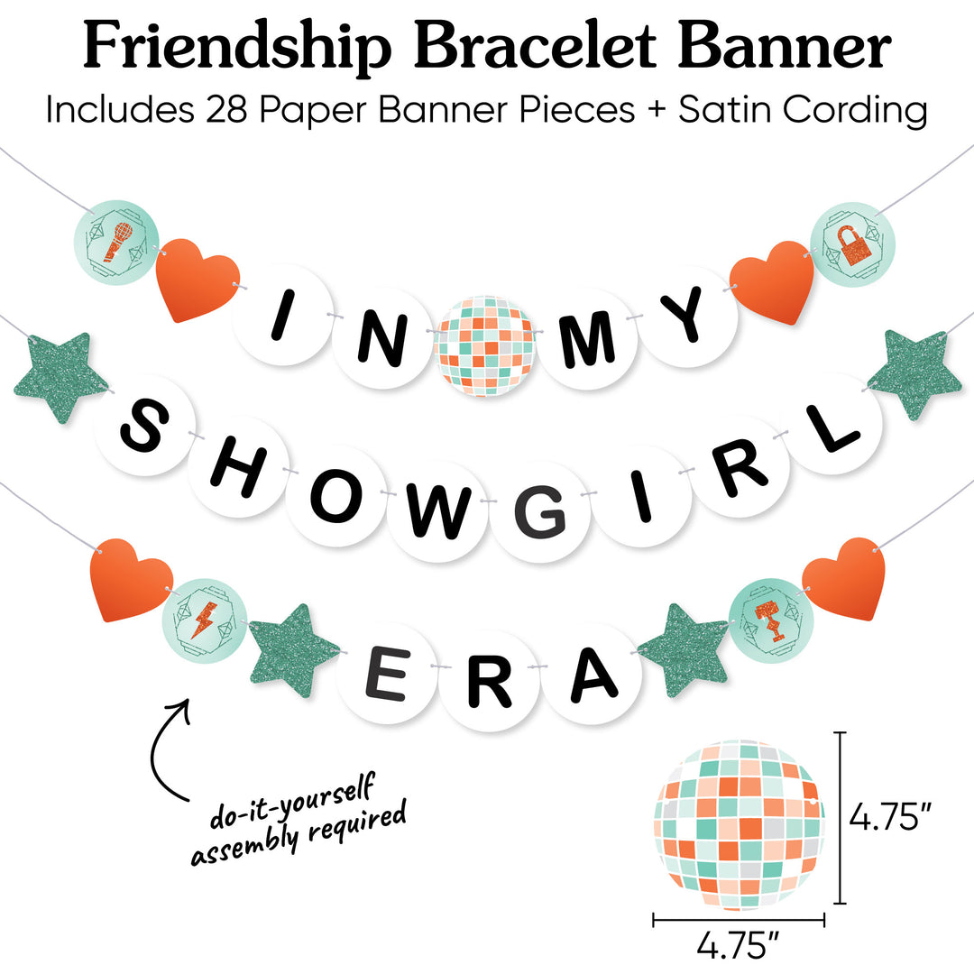 28 paper pieces with satin cording, 4.75-inch circles, sturdy cardstock material