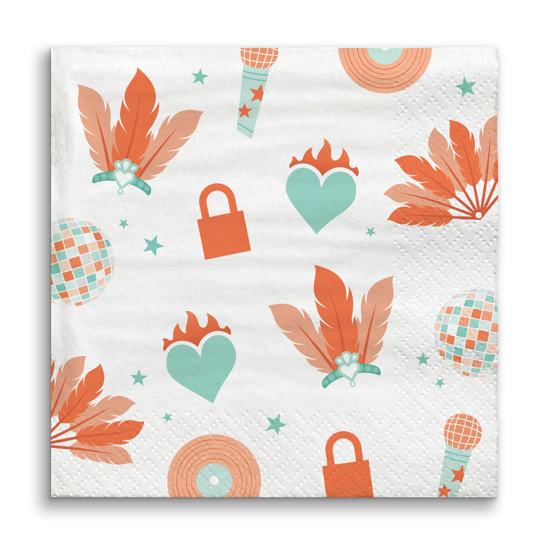 The Life of a Party Showgirl 24 count party napkins