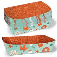 The Life of a Party Showgirl paper food trays set of 12