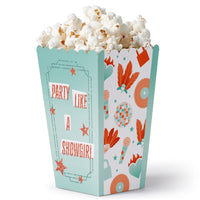 The Life of a Party Showgirl popcorn boxes set of 12