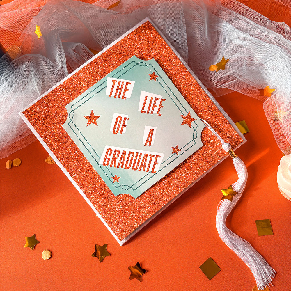 The Life of a Graduate Grad Cap Cover
