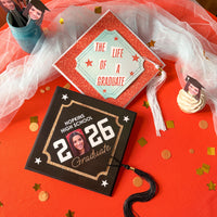 The Life of a Graduate Grad Cap Cover