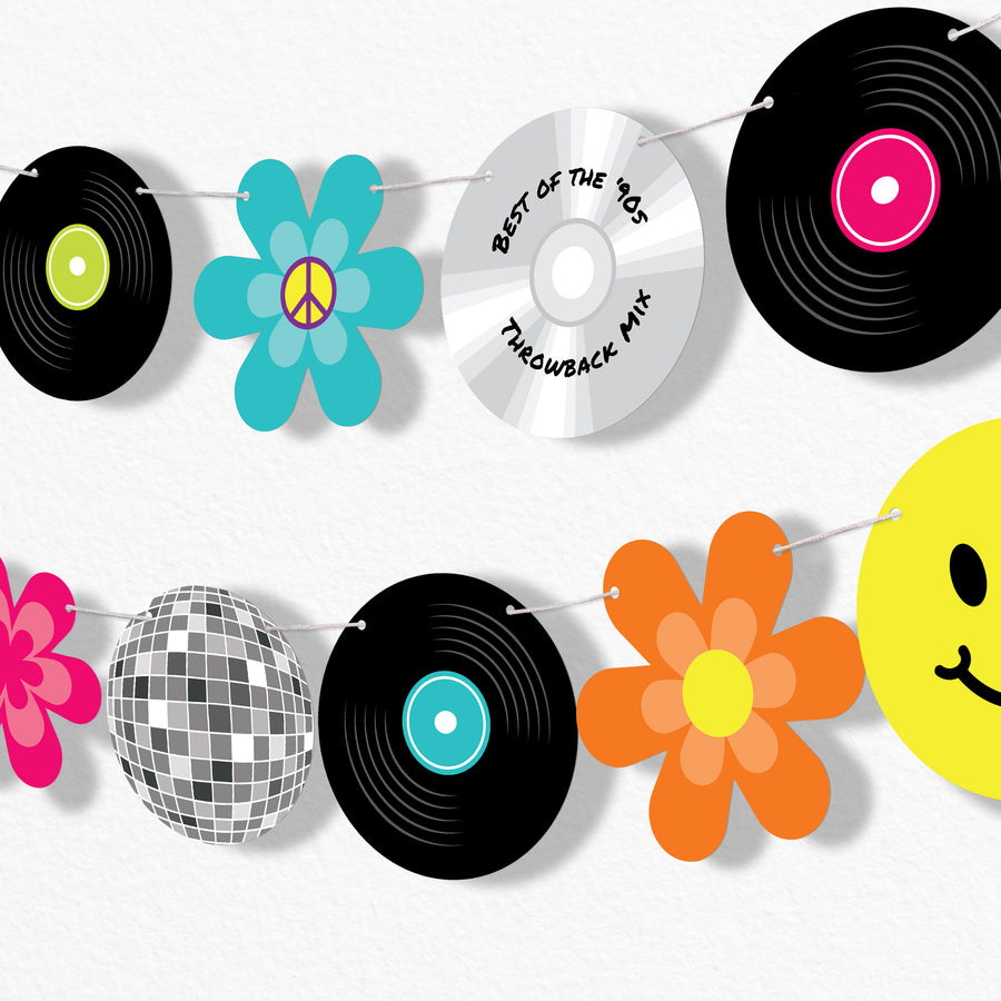 Through the Decades Garland Banner - 15 Pc