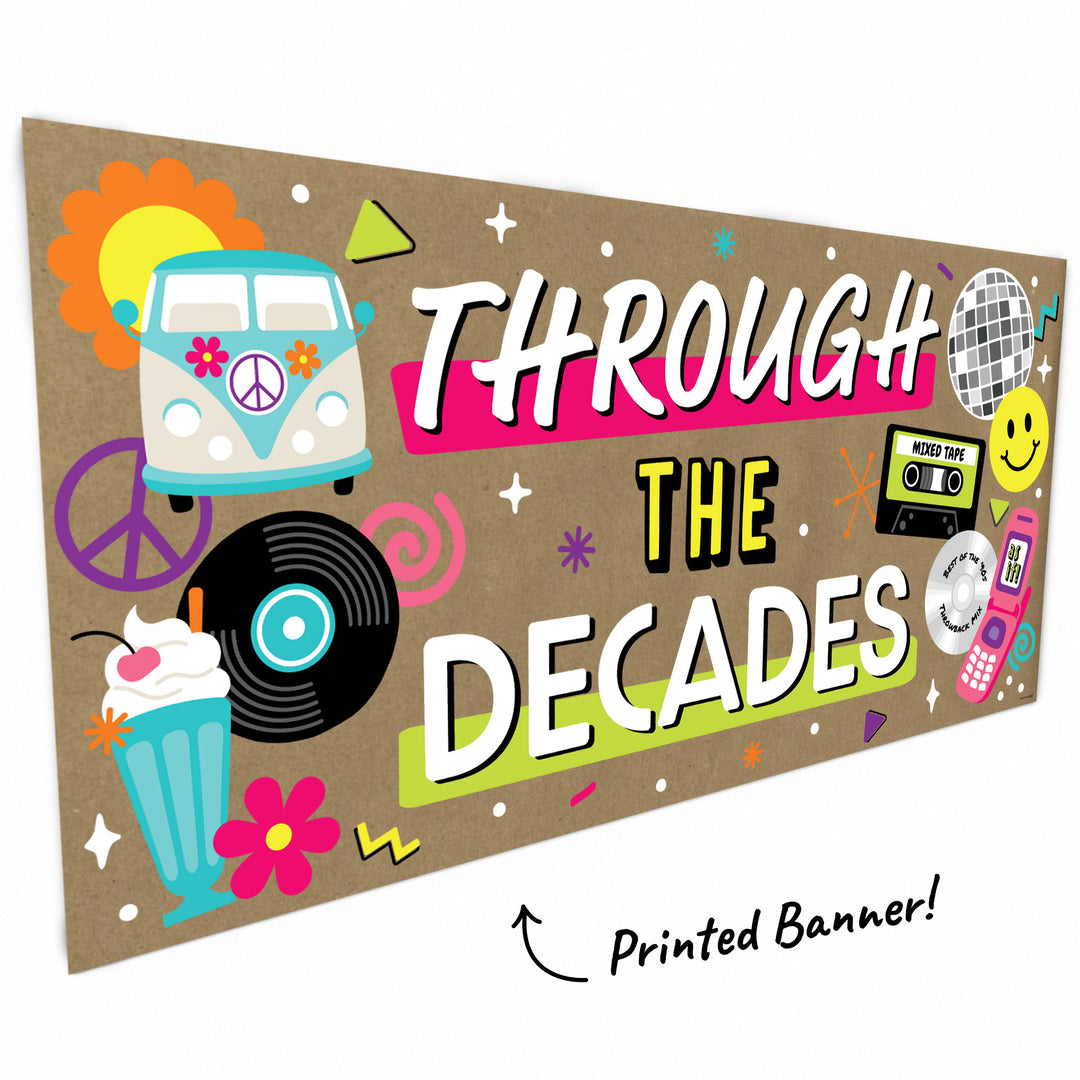 Close-up of retro graphics and hand-painted style lettering