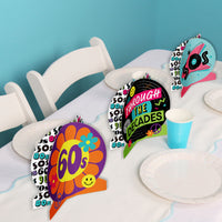 Through The Decades 3D Centerpieces - 8 Ct