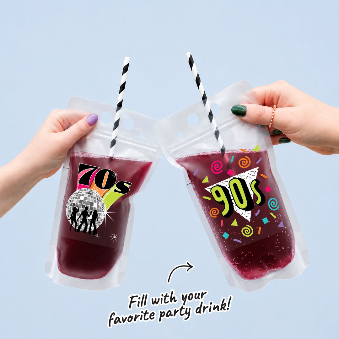 Drink Pouches - Through the Decades - 12 Ct