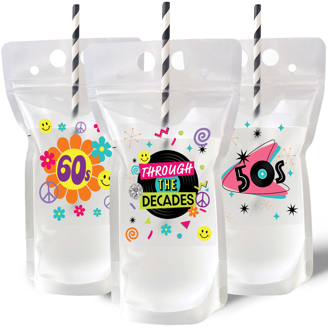 Drink Pouches - Through the Decades - 12 Ct