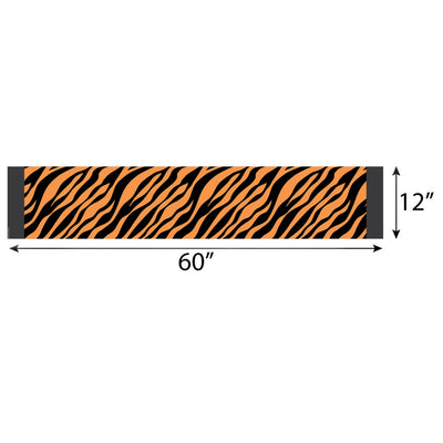 Tiger Print - Petite Jungle Party Paper Table Runner - 12 x 60 inches