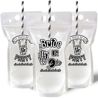 Custom Text Drink Pouches - Til Death Do Us Party - 12 Ct