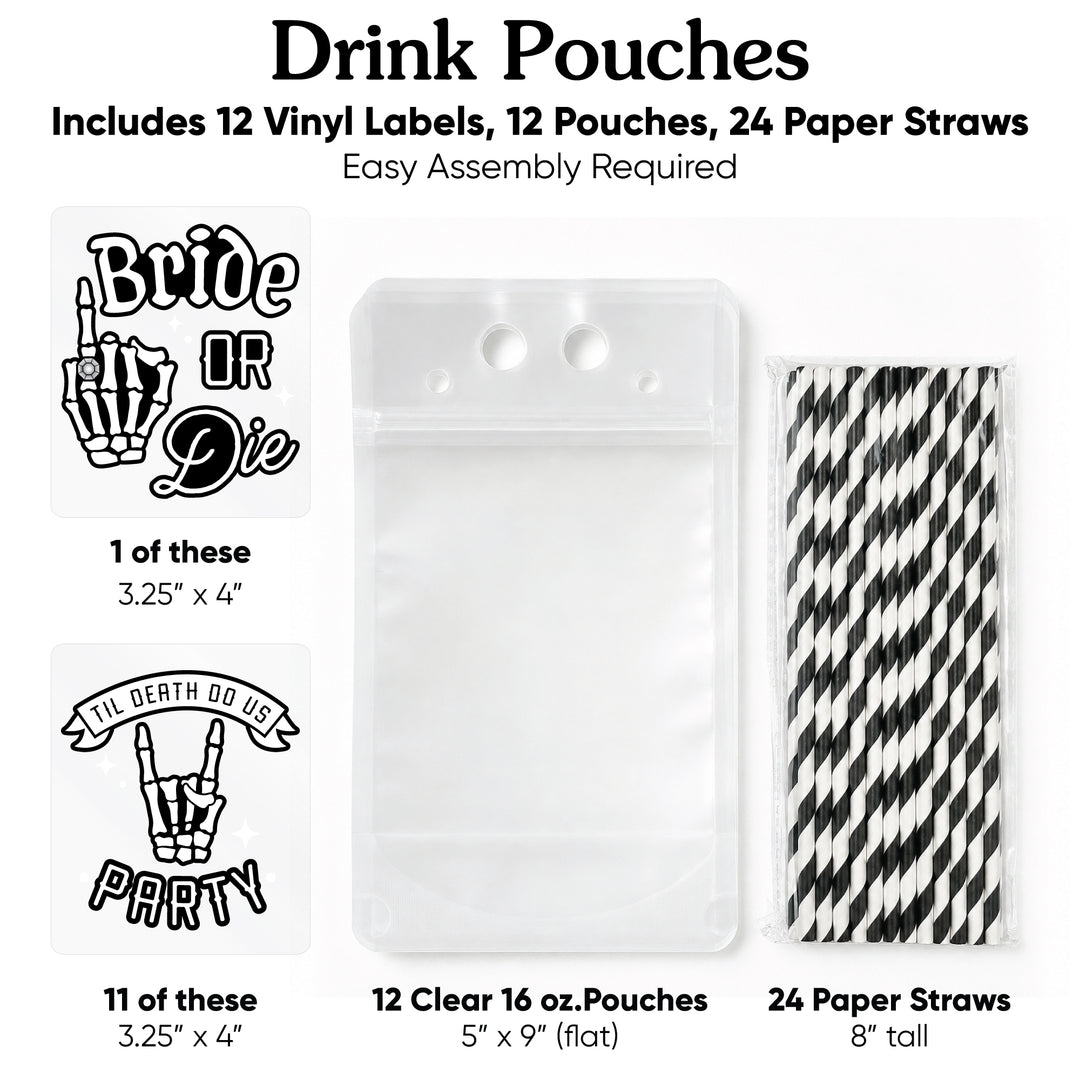 Drink Pouches - The Life of a Bride - 12 Ct