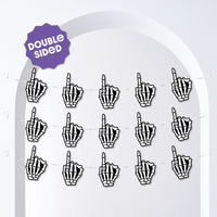 Set of 15 banner pieces with satin cording included