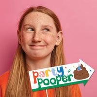 Time Two Party Funny Photo Props - 10 Ct