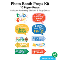 Time Two Party Funny Photo Props - 10 Ct