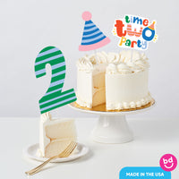 Time Two Party Cake Topper - 3 Pc