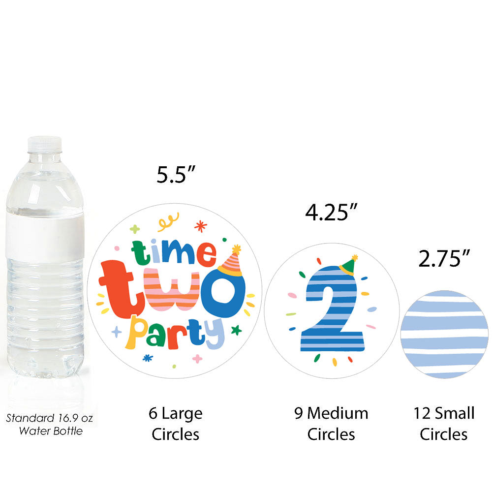 Time Two Party Large Confetti - 27 Ct