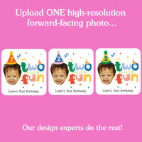 Custom Face Tattoo - Time Two Party - 12 Ct
