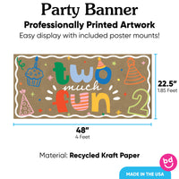 Time Two Party Kraft Banner