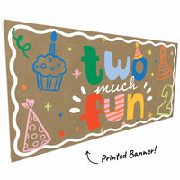 Time Two Party Kraft Banner