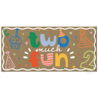 Time Two Party Kraft Banner