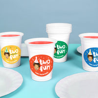 Custom Face Party Cups - Time Two Party - 16 Ct