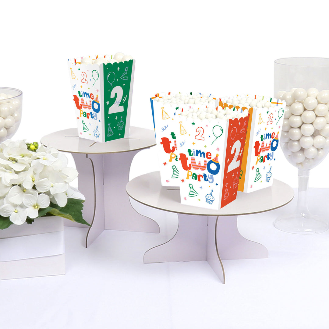 Time Two Party Popcorn Boxes - 12 Ct