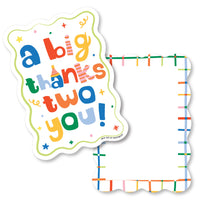 Time Two Party Thank You Cards - 12 Ct