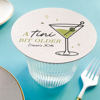 Custom Text Coasters - A Tini Bit Older